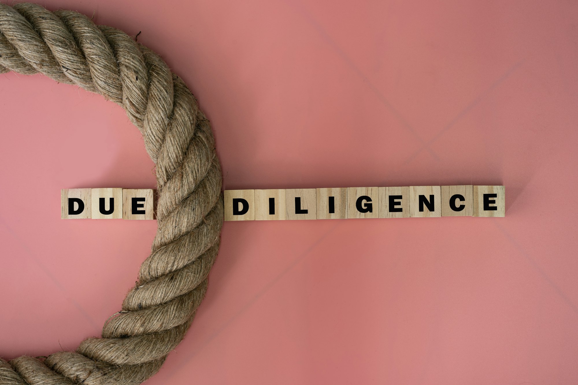 Financial concept due diligence